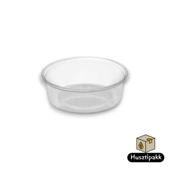 Átlátszó, kerek tálka, 150ml 50db