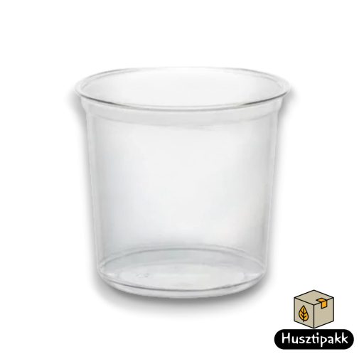 Átlátszó kerek tálka, 400ml 50db