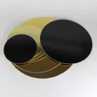 Arany-Fekete tortaalátét 20cm