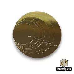 Arany-Fekete tortaalátét 22cm