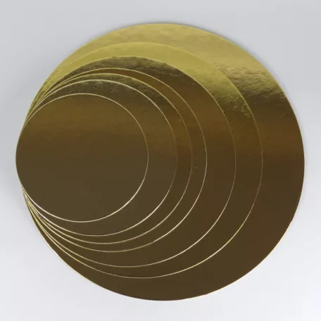 Arany-Fekete tortaalátét 26cm