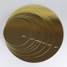Arany-Fekete tortaalátét 30cm