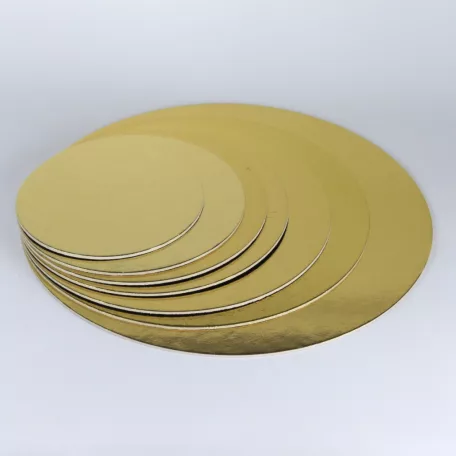 Arany-Fekete tortaalátét 32cm