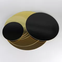 Arany-Fekete tortaalátét 34cm
