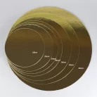 Arany-Fekete tortaalátét 34cm