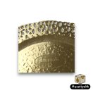 Csipkés szélű, Leonardo tortaalátét, arany 12cm