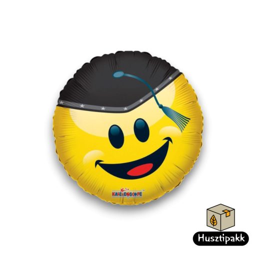 Fólia lufi -Ballagás -  Smiley 46cm