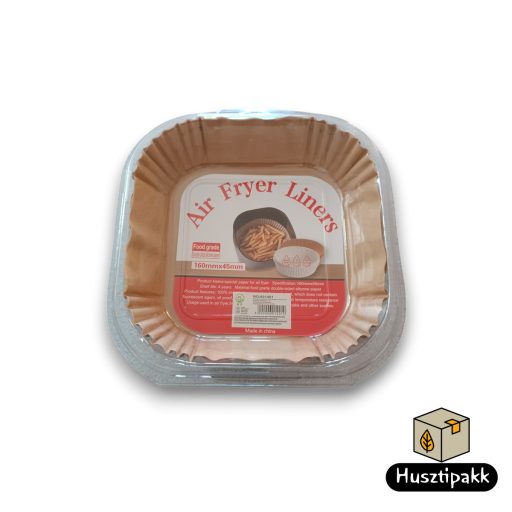 Air Fryer sütőpapír barna kerek 20x4,5cm 50db