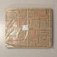   Jó étvágyat! csomagolópapír (streetfood) Barna 30x35cm 500db