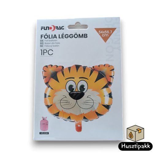 Fólia lufi Tigris fej 46cm