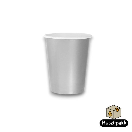 Papírpohár -Ezüst, 250ml 6db