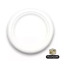 Cukornád tányér lapos 26cm 50db