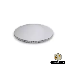 Tortadob - Fehér, cirádás 45cm