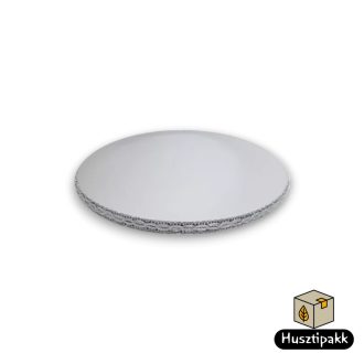 Tortadob - Fehér, cirádás 45cm