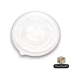 Papír KRAFT salátás tálhoz műanyag tető, 150mm 50db