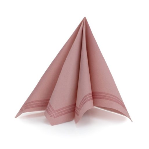 Textilhatású szalvéta, Tendance  - Szatén rózsaszín (20-71), 38x38cm 50db