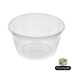 Gulyástál 750ml 50db, Átlátszó
