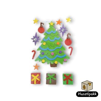 Ablak matrica, karácsonyfa - Karácsonyi