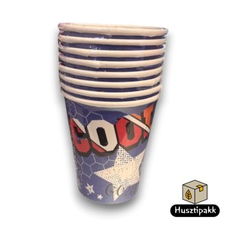 Papírpohár - Cool focilabda 250ml 8db