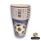 Papírpohár - Cool focilabda 250ml 8db