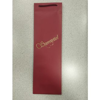 Ajándéktáska - Italos, Szeretettel bordó (zsinórfüles)