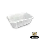 Szögletes elviteles doboz, fehér MBOX K 1000ml 50db