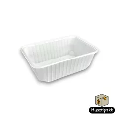 Szögletes elviteles doboz, fehér MBOX K 1000ml 50db