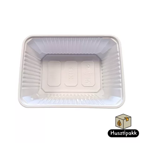 Szögletes elviteles doboz, fehér MBOX K 1000ml 50db