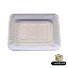 Szögletes elviteles doboz 500ml 50db, fehér PP(MBOX) 