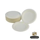 Cukornád tányér lapos  22cm 125db