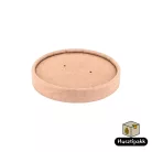 Papír KRAFT leveses pohárhoz papír tető, 117mm 25db