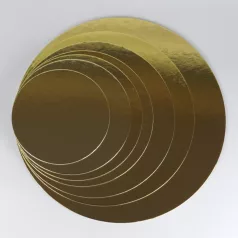 Arany tortaalátét, vékony 24cm