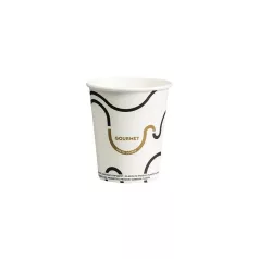 Papírpohár, Fehér gourmet design 4dl 50db