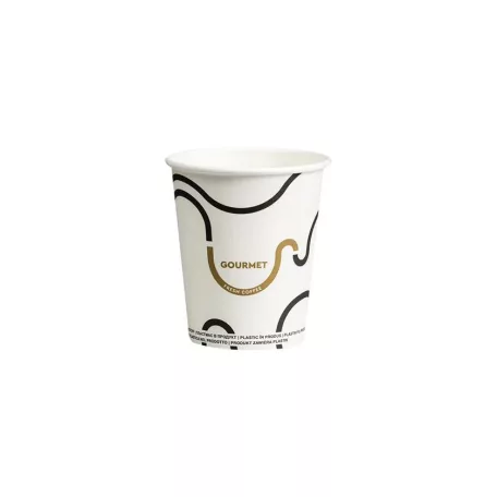 Papírpohár, Fehér gourmet design 4dl 50db
