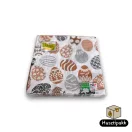 Szalvéta mintás húsvéti, grafikus elegáns húsvéti tojás 20db 33x33cm